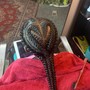 Small stitch braids straight back 8-12