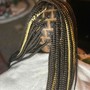 Small stitch braids straight back 8-12