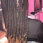 Medium Knotless Braids