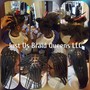 Large Knotless Braids ($50.00 deposit) hair included'