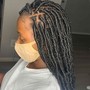 Dreadlocks (half head) -Retwist