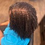 natural hair straightening