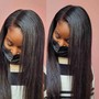 Natural Sew In with leave out