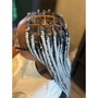 Large Knotless Braids