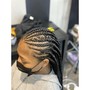 Large Knotless Braids