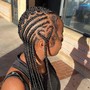 Small / medium Goddess knotless Braids