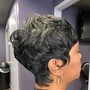 Quick Weave short hair (partial)