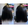 Hair Glaze Treatment or Jet Black Coloring