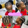 Kids Braids w/ hair