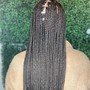 Large knotless box braids