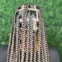 Ombre add on to knotless box braids