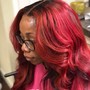 Dominican Blow out/silk press