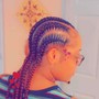 Half head signature box braids