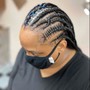 Half head signature box braids