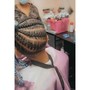 Kid's Natural Braids with beads