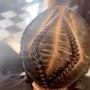 Kid's Natural Braids with beads