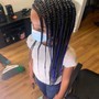 Box Braids large midback