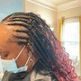 Cornrows No Weave/Wig Braid Down