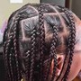 Individual Knotless Medium Braids