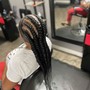 1 layer French braids