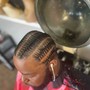 Kid's Braids with hair added