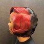 Natural hair updo/ pin up