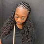 6 Dess Dior braids into a bun (6 braids)