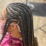 Knotless box braids