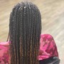 Knotless box braids