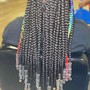 Knotless box braids