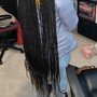 Knotless Braids (100% human hair)