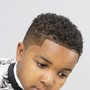 Cool kid designer haircut