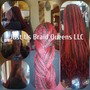 Small Box Braids ($50.00 deposit)