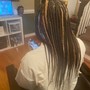 Traditional small Box Braids