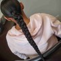 Sleek Braided Ponytail (Syn. Hair Included)