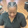 Curly Ends to Individual Braids