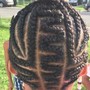 Kid's Natural Braids w/out weave