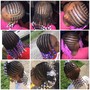 Kid's Natural Braids w/out weave