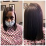 Relaxer Retouch past shoulder