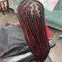 2 feed-in braids any length