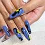 Funky Manicure (SOME NAILS DESIGN) to minimal nail art