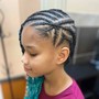 Design braids w/hair added (adult)