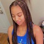 Knotless/box braids(hair not included )