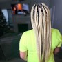 X small knotless braids