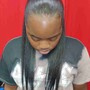 Natural Hair Blowout and Silk press