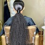 SILK PRESS + EXTENDED NATURAL PONYTAIL|HAIR INCLUDED