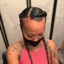 Faux loc (tapered head)