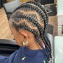 6-8 feed-in braids