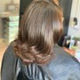 Shampoo , condition and blow dry above shoulder length