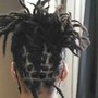 Large two strand twists/ individual plaits no hair added